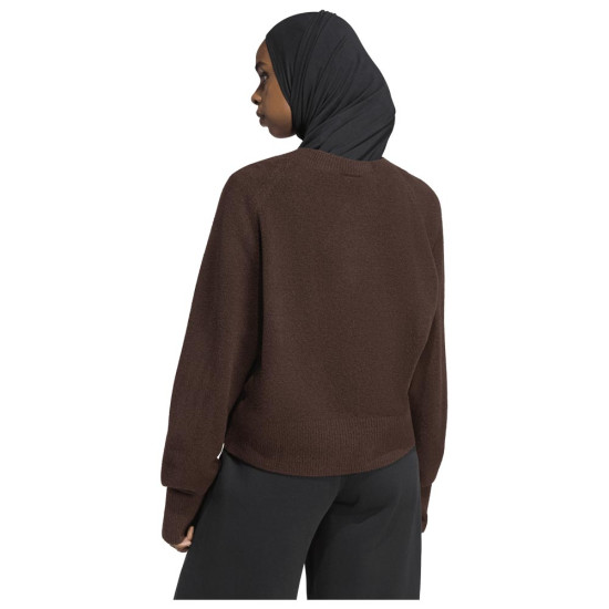 Adidas Γυναικεία πλεκτή μπλούζα Essentials Knit V-Neck Sweatshirt